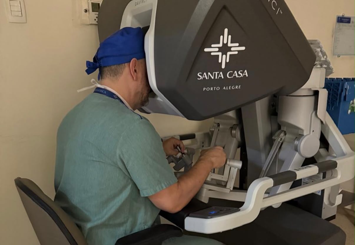 Cirurgia Robótica Pediátrica — registro em centro cirúrgico