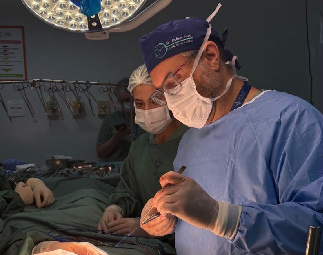 Cirurgia Neonatal de Emergência — registro em centro cirúrgico